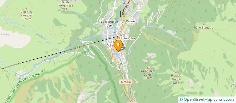 localisation de l'entreprise MADAME ODILE WASSELYNCK  CAUTERETS