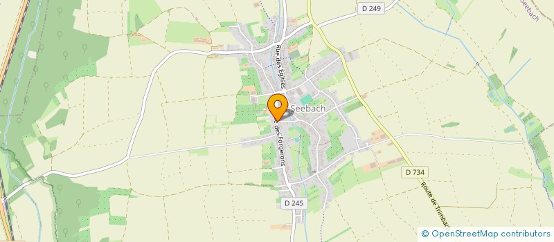 localisation de l'entreprise MADAME ODILE WEISSBECK  SEEBACH