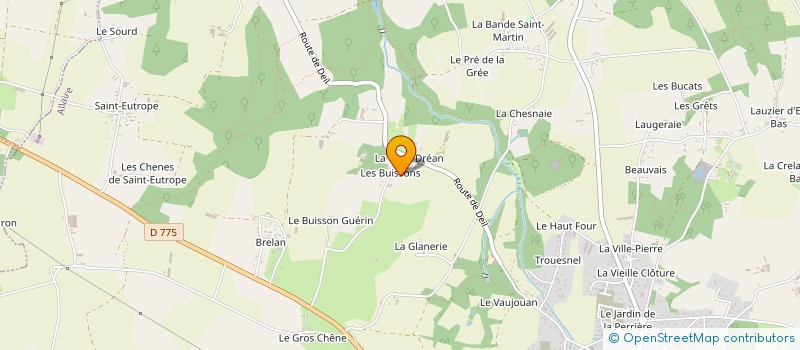 localisation de l'entreprise MADAME ODILLE PARIS à ALLAIRE