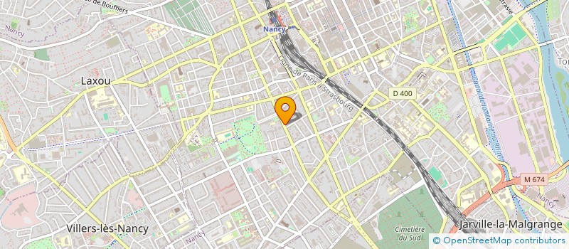 localisation de l'entreprise MADAME ODLINE ROSSIGNON  NANCY