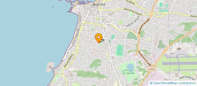 localisation de l'entreprise MADAME ODULIA OTERO à BIARRITZ