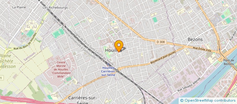 localisation de l'entreprise MADAME ODYSSEE DERAEDT  HOUILLES