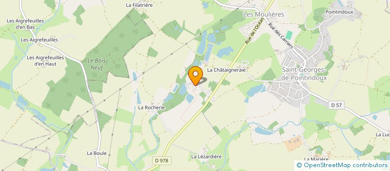 localisation de l'entreprise MADAME OEVA DEL'CHATEAU  SAINT-GEORGES-DE-POINTINDOUX