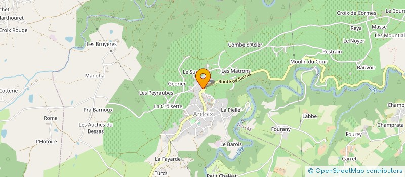 localisation de l'entreprise MADAME OFELIA PEREIRA DOS SANTOS  ARDOIX