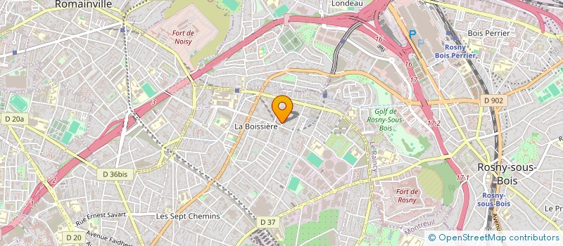 localisation de l'entreprise MADAME OFELIA ROSU à MONTREUIL