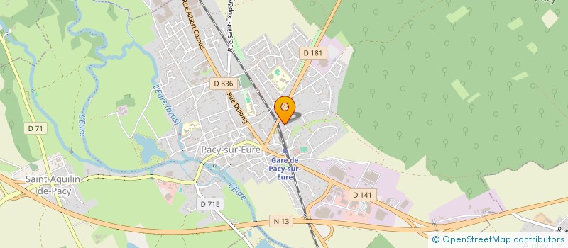 localisation de l'entreprise MADAME OFERLIA CHAGAS  PACY-SUR-EURE