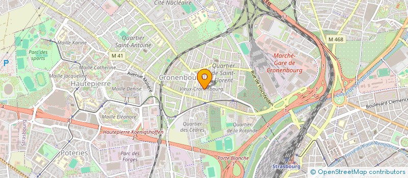 localisation de l'entreprise MADAME OHSUN KWON à STRASBOURG