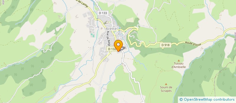 localisation de l'entreprise MADAME OIANA HARGUINDEGUY  ARUDY