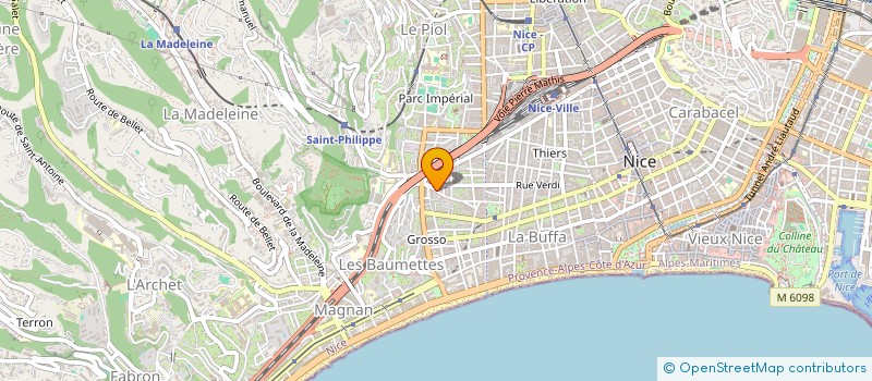 localisation de l'entreprise MADAME OIFA YOUSSEF  NICE