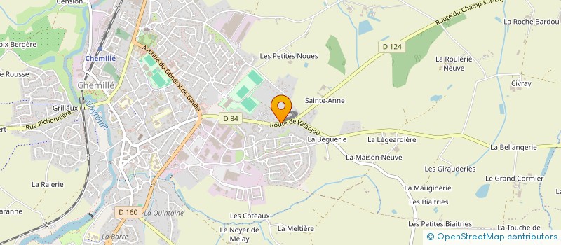 localisation de l'entreprise MADAME OIHANA ARANA  CHEMILLE-EN-ANJOU