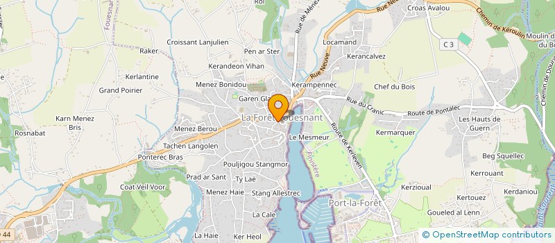 localisation de l'entreprise MADAME OIHANA GARCIA-CHEVILLOTTE  LA FORET-FOUESNANT