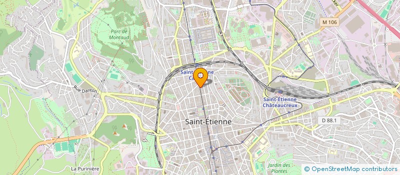 localisation de l'entreprise MADAME OIRAKA IDAROUSSI  SAINT-ETIENNE