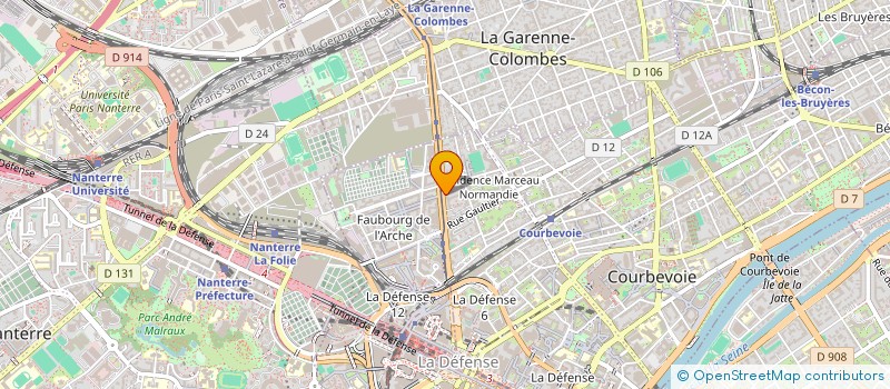 localisation de l'entreprise MADAME OKO KOBORI à COURBEVOIE