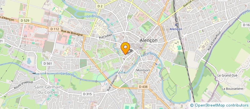 localisation de l'entreprise MADAME OKSANA HRYBENIUK à ALENCON