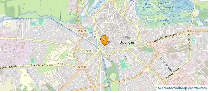 localisation de l'entreprise MADAME OKSANA IZOTOVA  BOURGES