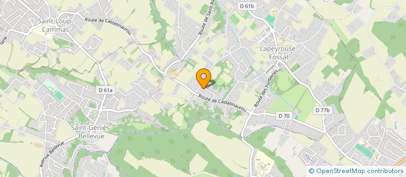 localisation de l'entreprise MADAME OKSANA PYLTIAI  LAPEYROUSE-FOSSAT