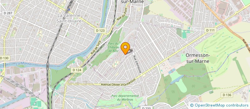 localisation de l'entreprise MADAME OKSANA REBET  CHENNEVIERES-SUR-MARNE