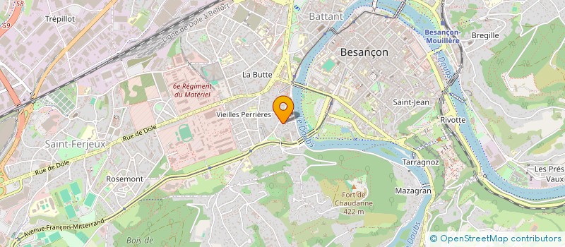 localisation de l'entreprise MADAME OLA AL KONTAR  BESANCON