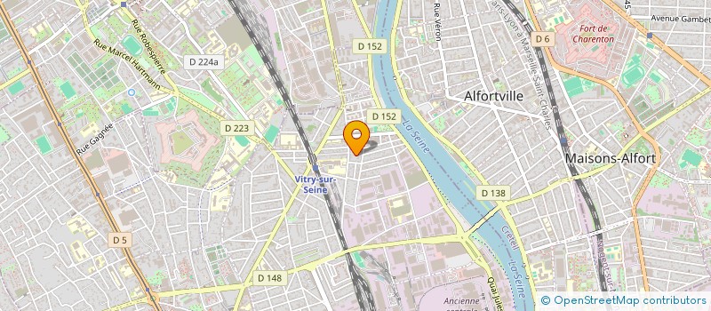 localisation de l'entreprise MADAME OLA HANAFI  VITRY-SUR-SEINE