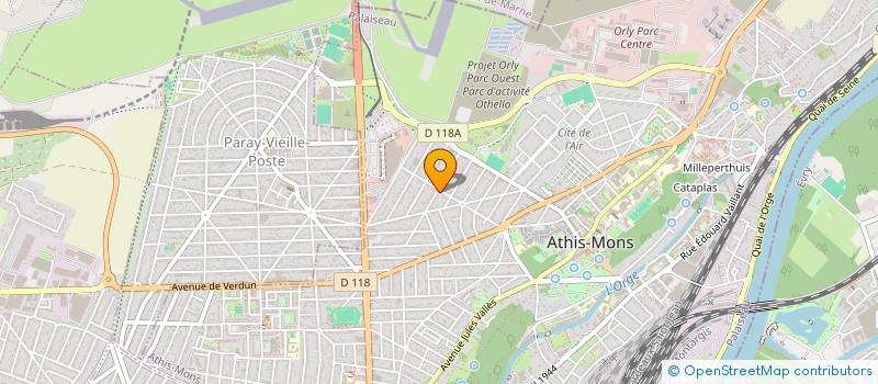 localisation de l'entreprise MADAME OLAIA MACHADO TEIXEIRA à ATHIS-MONS