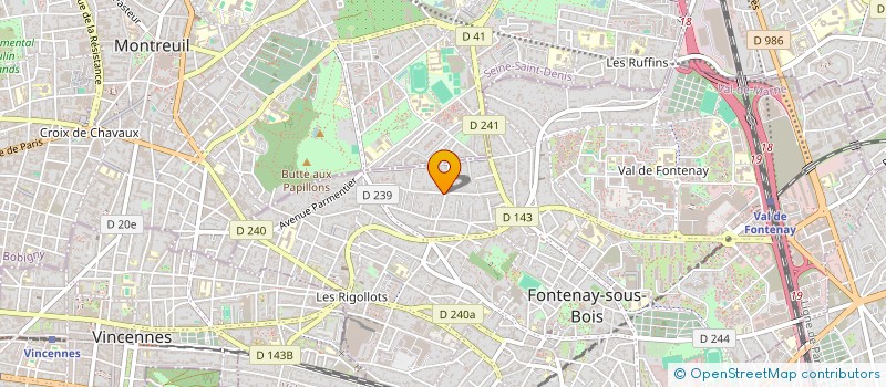 localisation de l'entreprise MADAME OLANDA DE ROOIJ  FONTENAY-SOUS-BOIS