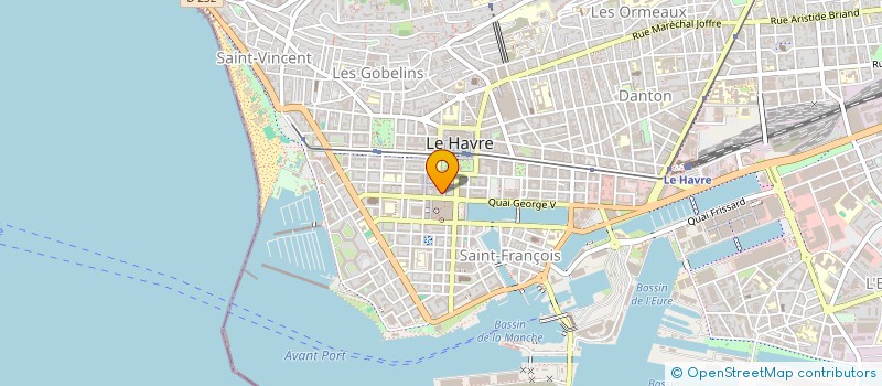 localisation de l'entreprise MADAME OLEG BATRAKOV à LE HAVRE