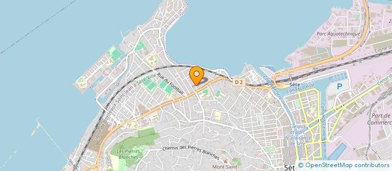 localisation de l'entreprise MADAME OLENA BATYCHKO  SETE