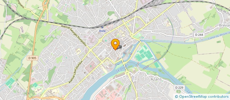 localisation de l'entreprise MADAME OLENA BONDARENKO à DOLE