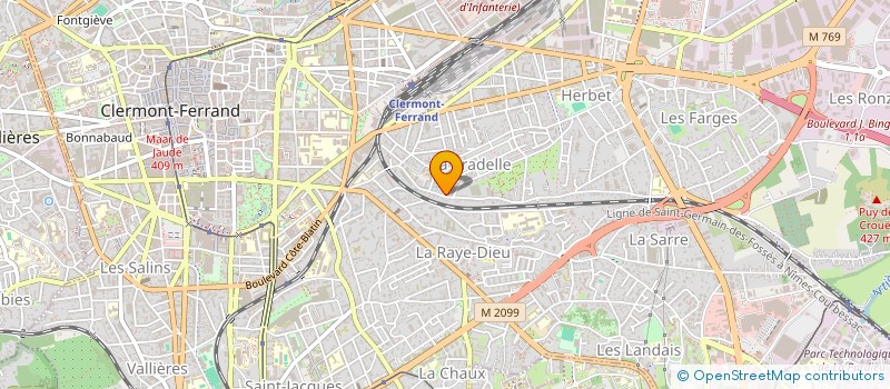 localisation de l'entreprise MADAME OLENA DIACHENKO  CLERMONT-FERRAND