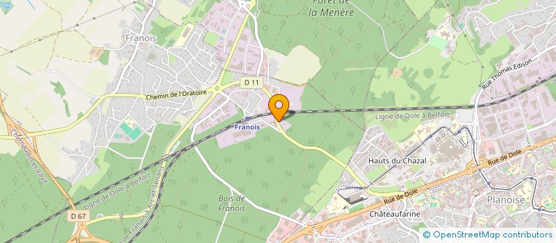 localisation de l'entreprise MADAME OLENA FERAPONTOVA  FRANOIS