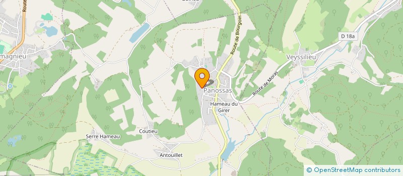 localisation de l'entreprise MADAME OLENA KHUDENKO  PANOSSAS