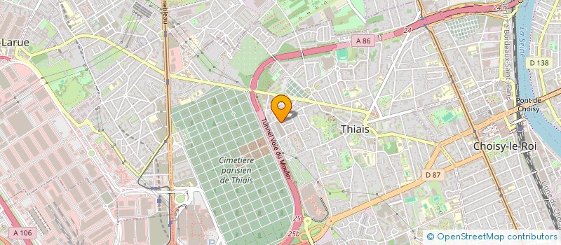 localisation de l'entreprise MADAME OLENA KIOSE  THIAIS