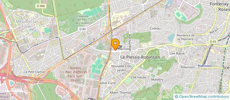 localisation de l'entreprise MADAME OLENA KOZAR à LE PLESSIS-ROBINSON