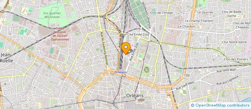 localisation de l'entreprise MADAME OLENA KULACHYNSKA  ORLEANS