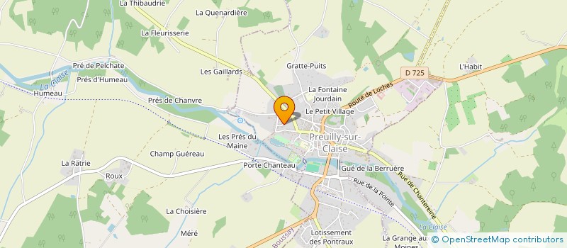 localisation de l'entreprise MADAME OLENA KYRPA à PREUILLY-SUR-CLAISE