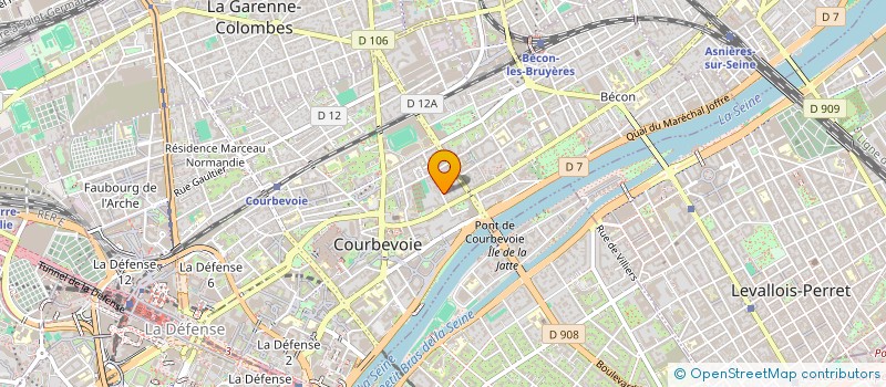 localisation de l'entreprise MADAME OLENA MAZUROVA à COURBEVOIE