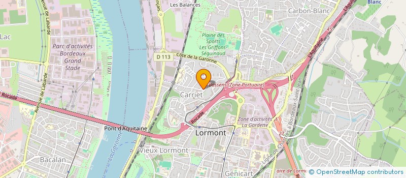 localisation de l'entreprise MADAME OLENA MOSKALENKO  LORMONT