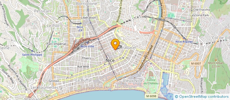 localisation de l'entreprise MADAME OLENA OKHRIMENKO à NICE