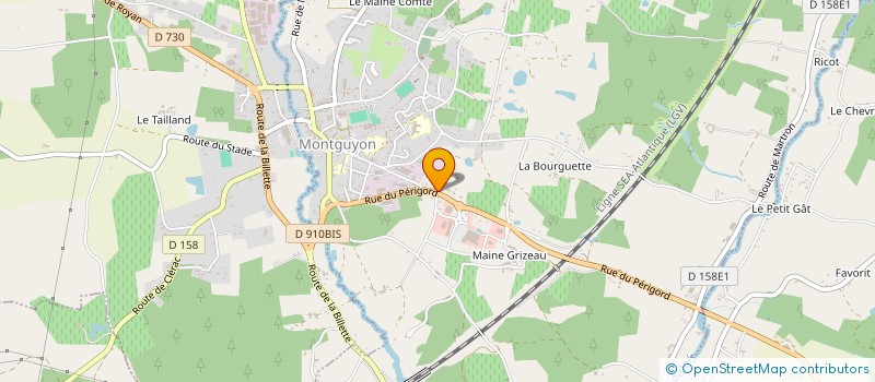 localisation de l'entreprise MADAME OLENA SHVETS  MONTGUYON