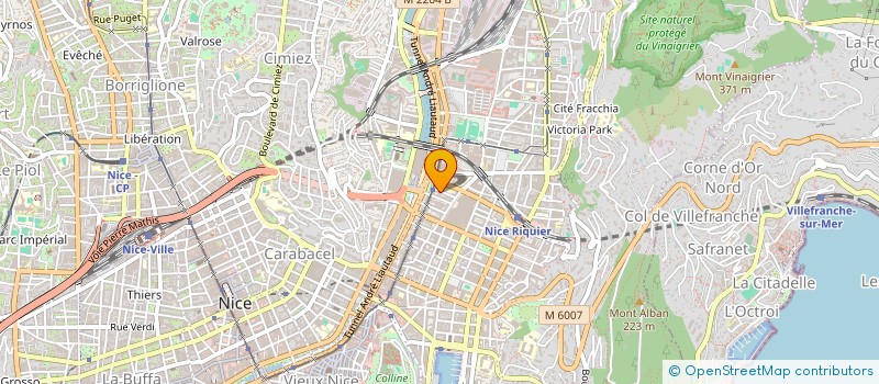 localisation de l'entreprise MADAME OLENA SKORIAK  NICE