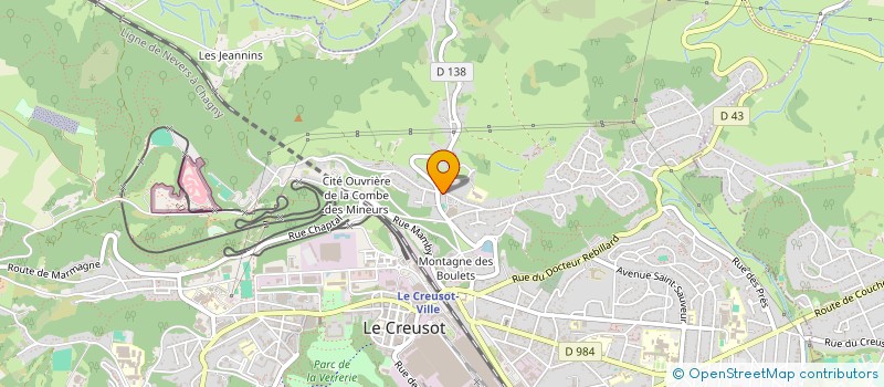 localisation de l'entreprise MADAME OLENA STRYZHALKO  LE CREUSOT