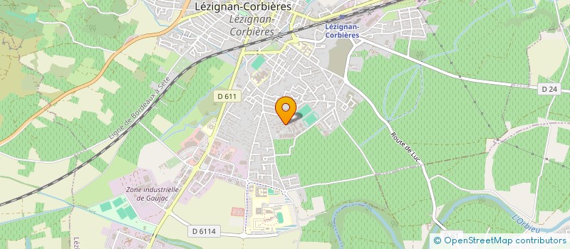 localisation de l'entreprise MADAME OLENA TROFYMOVA  LEZIGNAN-CORBIERES