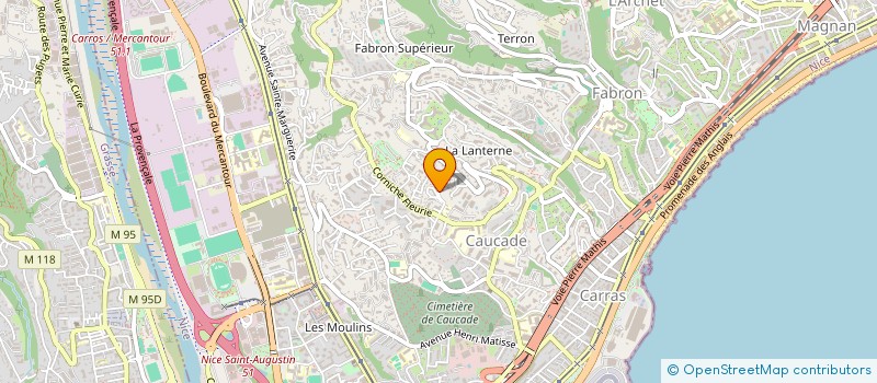 localisation de l'entreprise MADAME OLENA ZADOROZHNA à NICE
