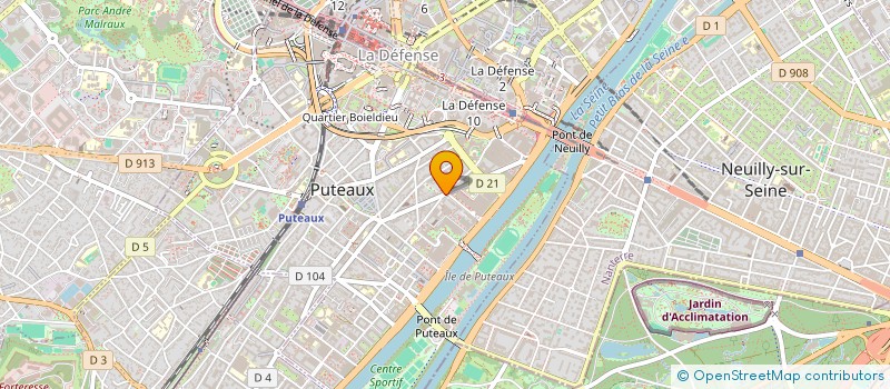 localisation de l'entreprise MADAME OLENA ZADOROZHNA  PUTEAUX