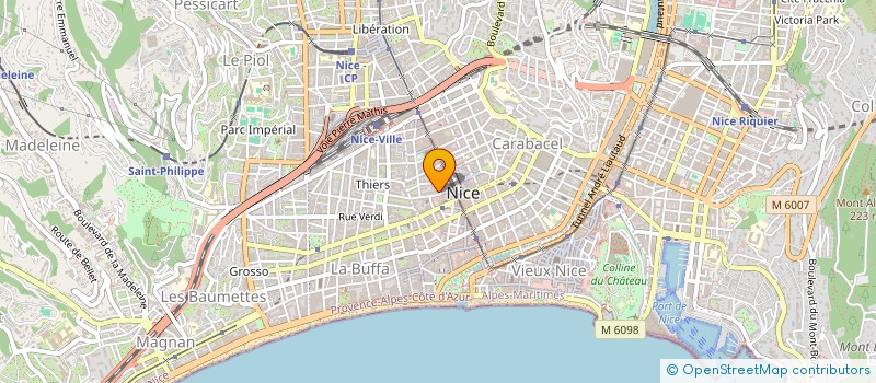 localisation de l'entreprise MADAME OLENA ZEMKA à NICE