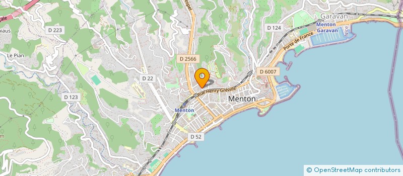 localisation de l'entreprise MADAME OLENA ZUBARIEVA  MENTON