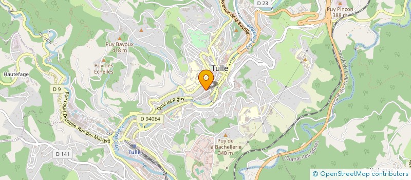 localisation de l'entreprise MADAME OLESEA IPATII  TULLE