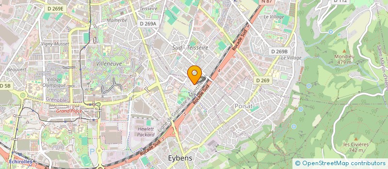 localisation de l'entreprise MADAME OLESEA MELNICENCO  EYBENS