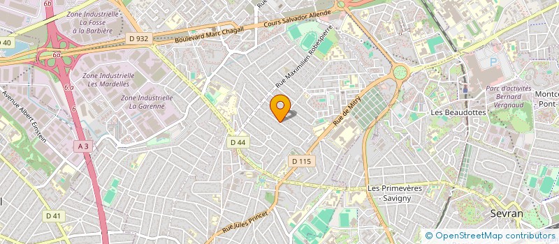 localisation de l'entreprise MADAME OLESIA ALERGUS à AULNAY-SOUS-BOIS