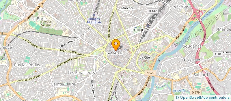 localisation de l'entreprise MADAME OLESJA SAPULE à LIMOGES